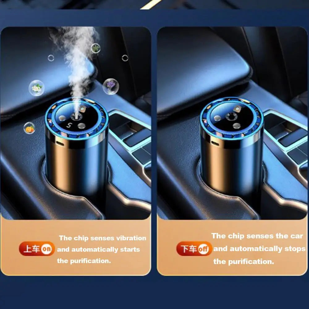 Smart Car Air Freshener Adjustable New Car Smell Air Freshener Car Scent Automatic Car Scent Starry Sky Ceiling Ambient Light