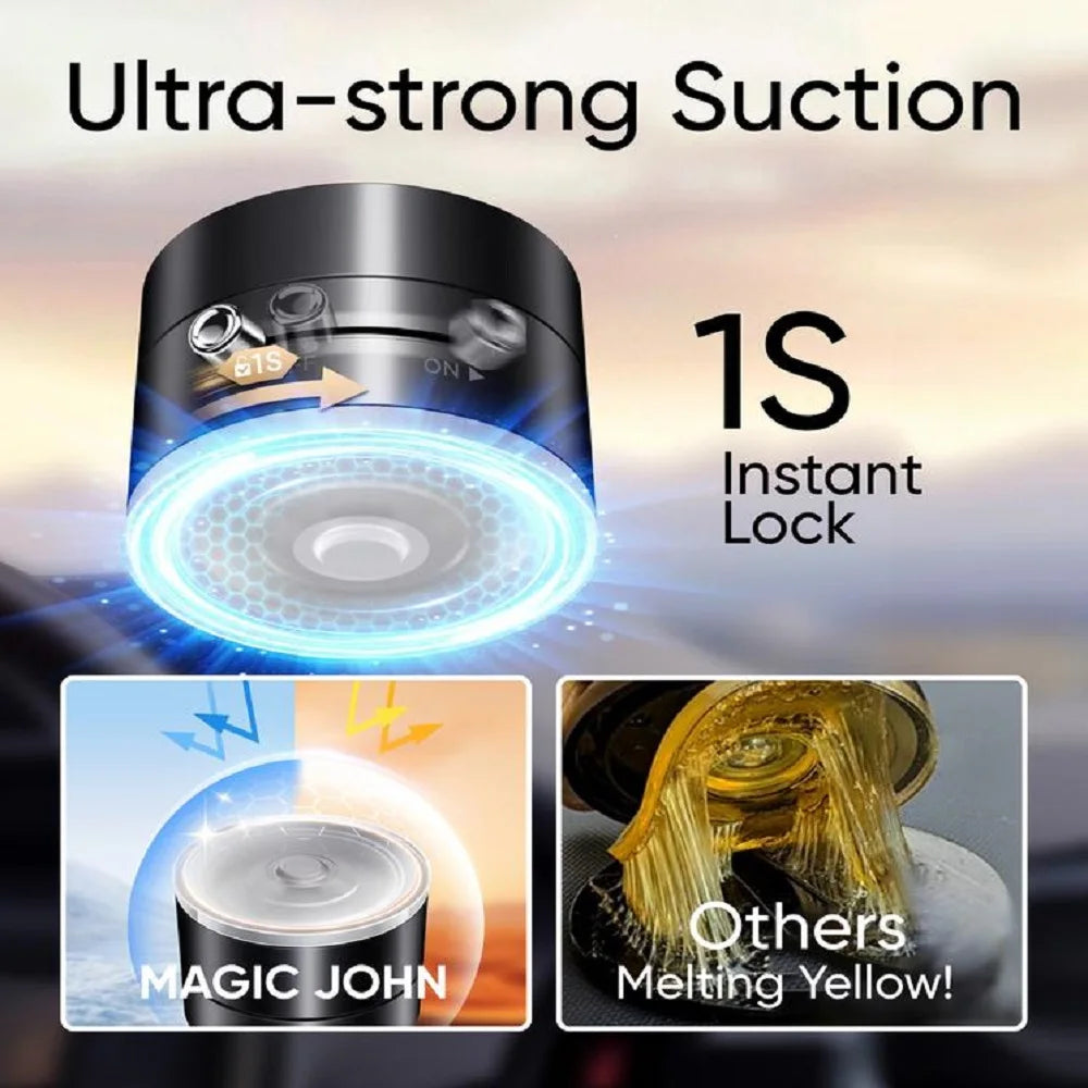 Suction Cup Magnetic Phone Holder Lazy Multi-functional Foldable Storage Holder Vacuum Suction Phone Holder